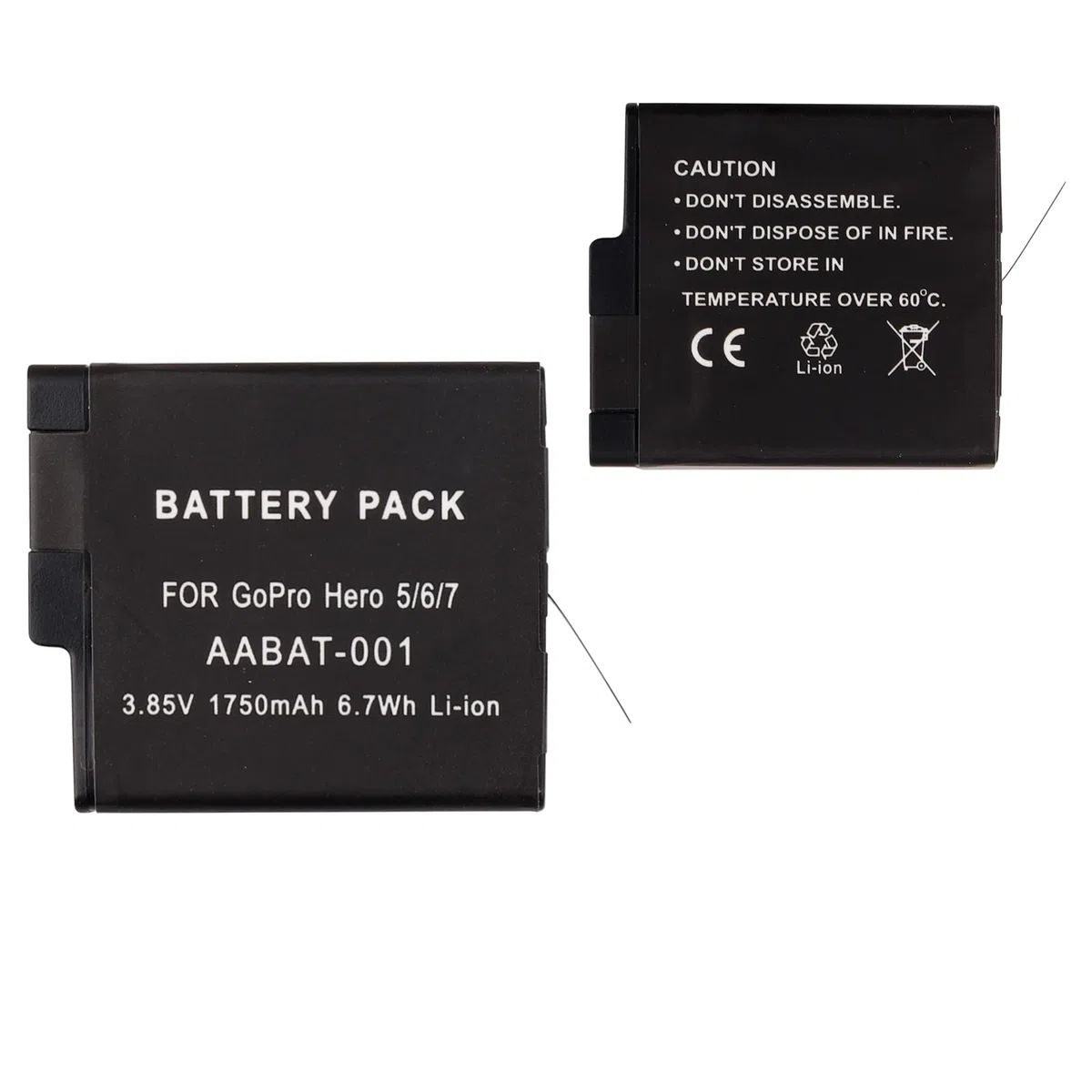 Batería de repuesto AABAT-001 compatible con GoPro HERO5, HERO6, HERO7