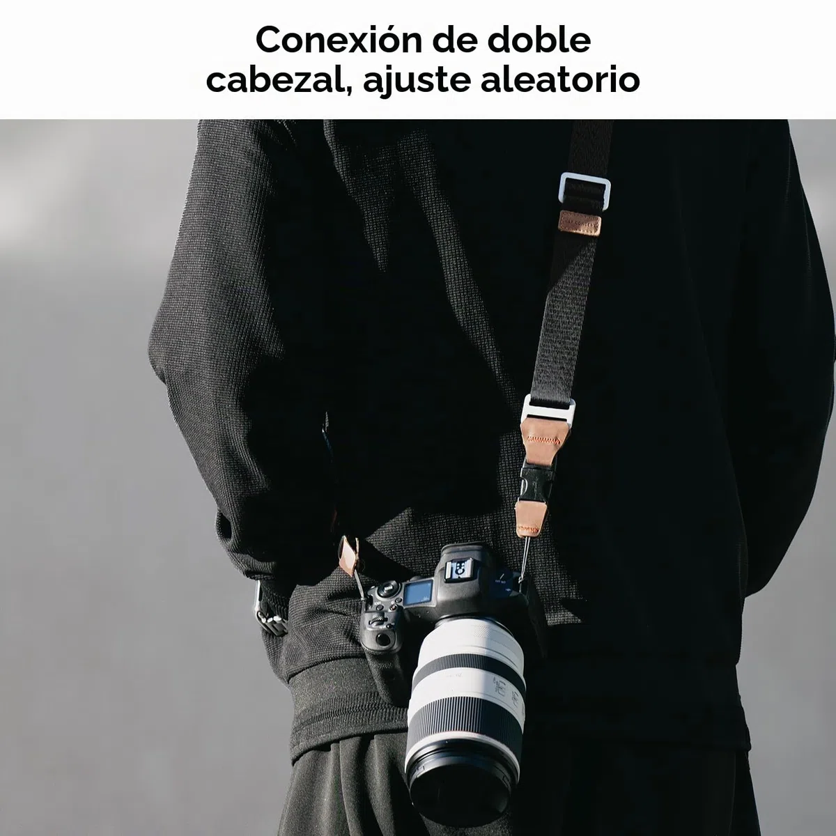 K&F CONCEPT Correas de Cámara De Hombro General, Liberación Rápida Cámara Correa Ajustable Profesional, Correa de Hombro Transpirable Compatible con Cámara réflex Digitales DSLR