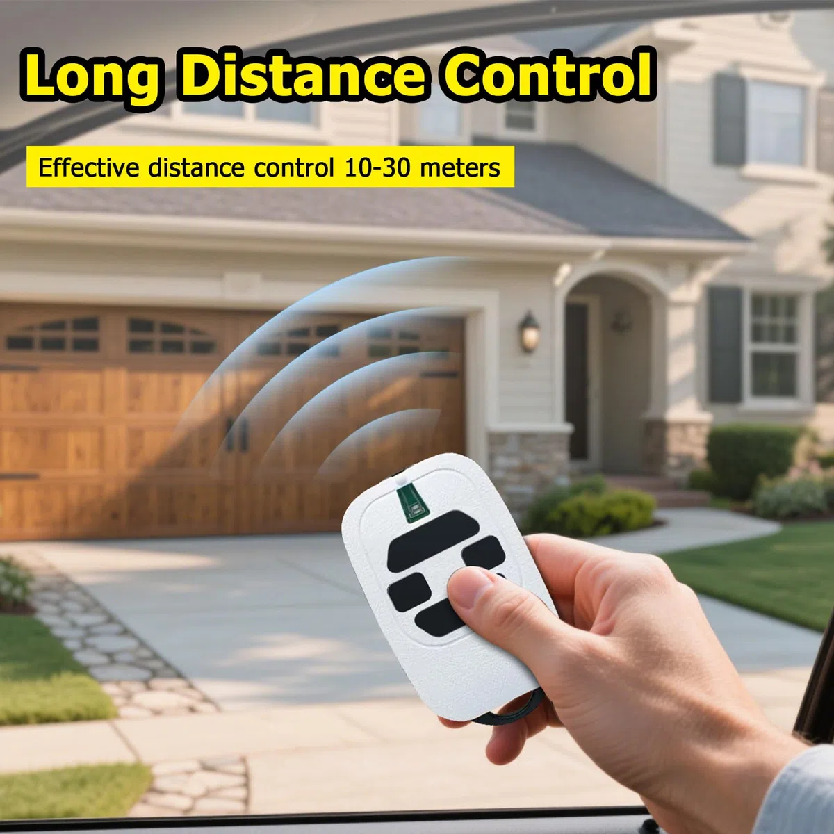 Mando a distancia para puerta 433,92 MHz compatible con DEA GTI2/4, GT2/4, Mio TR2/4, Mio TR2N/4N Mando a distancia para puertas de garaje (3 unidades)