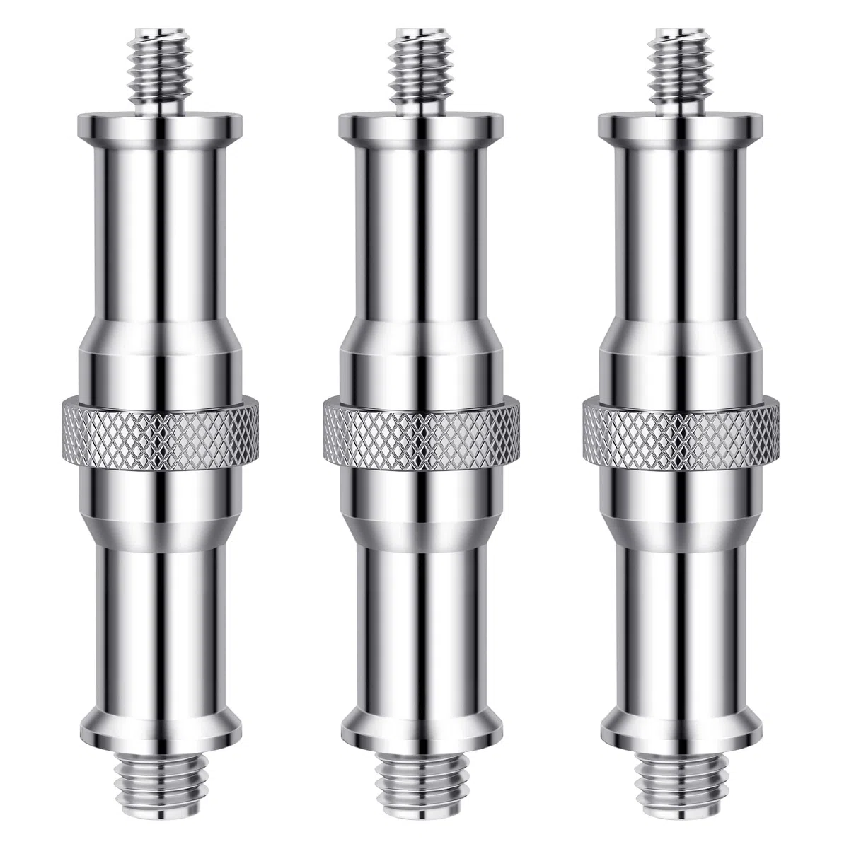NEEWER ST23 - Adaptador de Rosca de Metal estándar de 1/4 a 3/8 Pulgadas (3 Unidades)