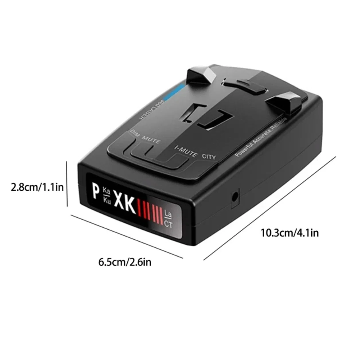 Dispositivo de prueba de velocidad automotriz con cable de alimentación de medidor, diseños versátiles y fáciles de usar, seguimiento de velocidad para coche