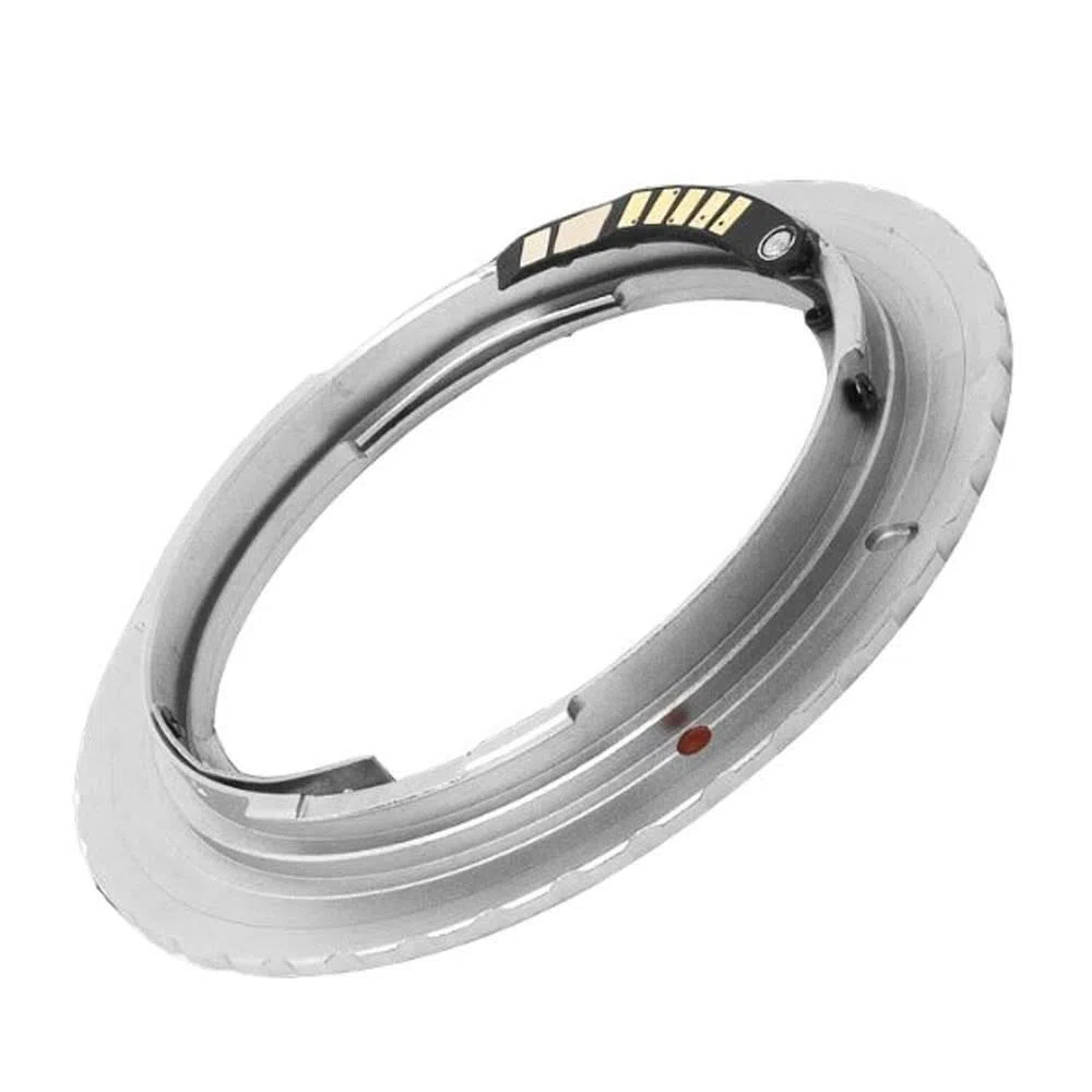 Anillo Adaptador de objetivos Contax y Yashica para cámaras Canon EOS, con chip de confirmación de enfoque