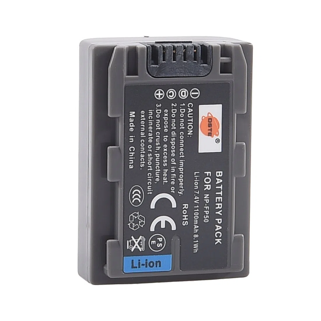 DSTE NP-FP50 - Batería recargable de repuesto y cargador dual compatible con cámaras Sony NP-FP30, DCR-30, DVD103, DVD105, DVD202E, DVD203, DVD205, DVD304E, DVD305, etc