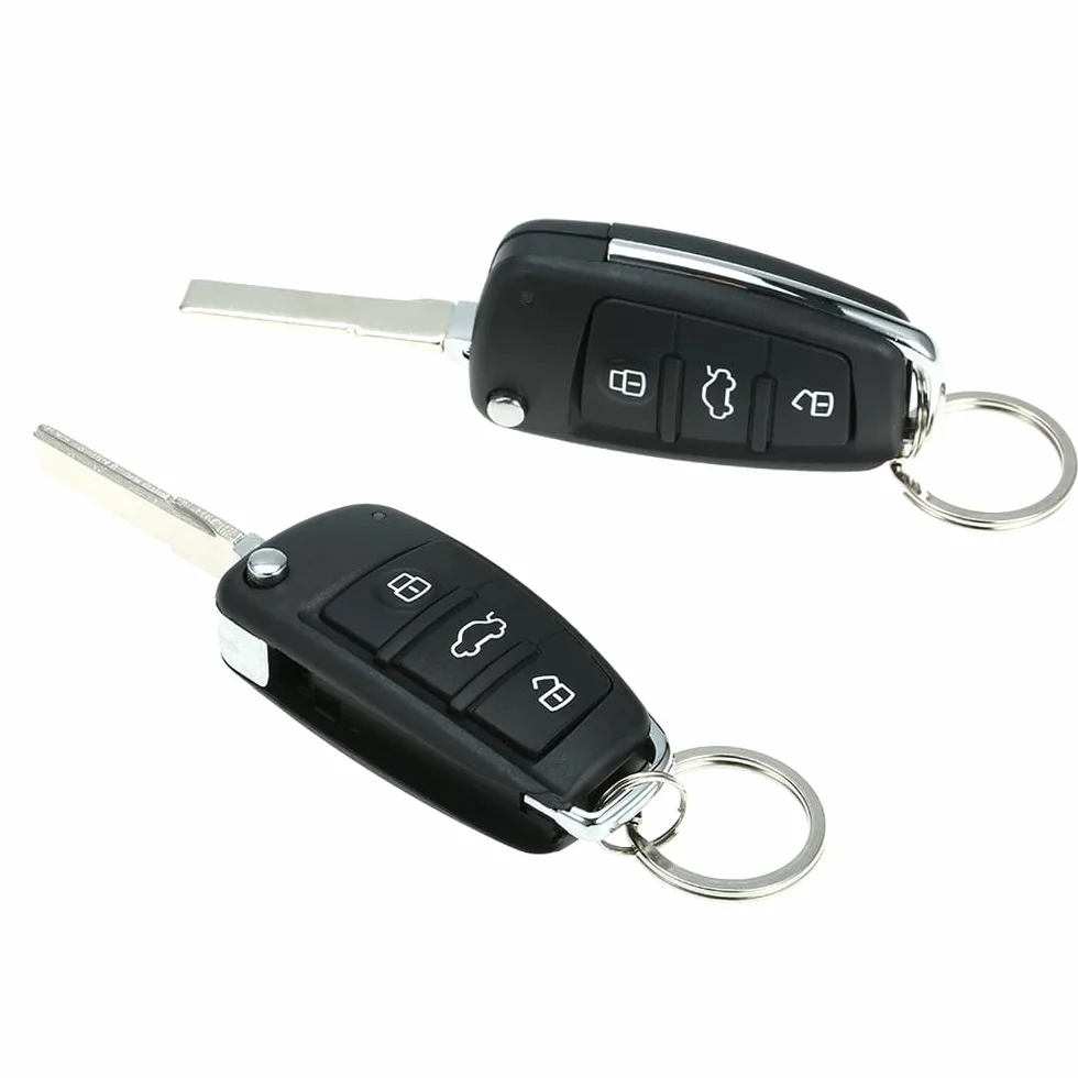Shkalacar Cierre Centralizado Universal Coche, Bloqueo de Puerta de Auto, Sistema de Entrada Sin Llave Central, Kit de Bloqueo con Control Remoto, Control de Telefono Movil