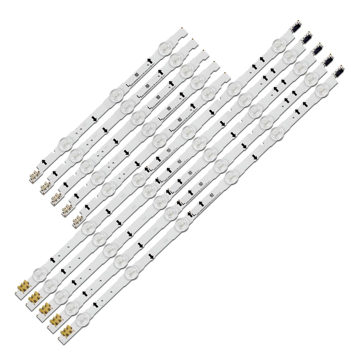 Tira de retroiluminación LED compatible for UE40H5030AW, UE40H5500AW, UE40H5030AS, UE40H6270, UE40H6290, UE40H6400AS, UE40H6410AK, UE40H6410SD, UE40H6500SL