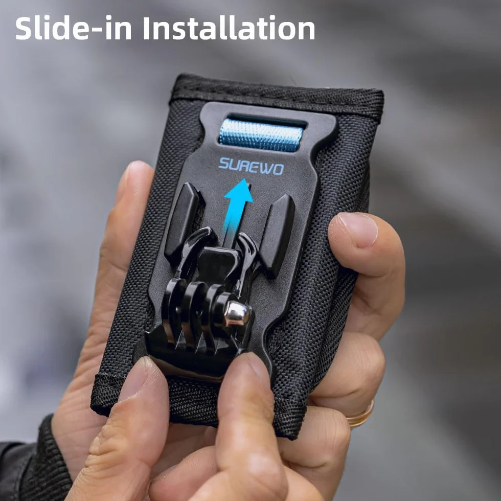 Osmo Pocket 3 Montura para Mochila, Correa para la Cintura, Correa para el Hombro, Montura con Borde Extendido, Compatible con DJI Osmo Pocket 3