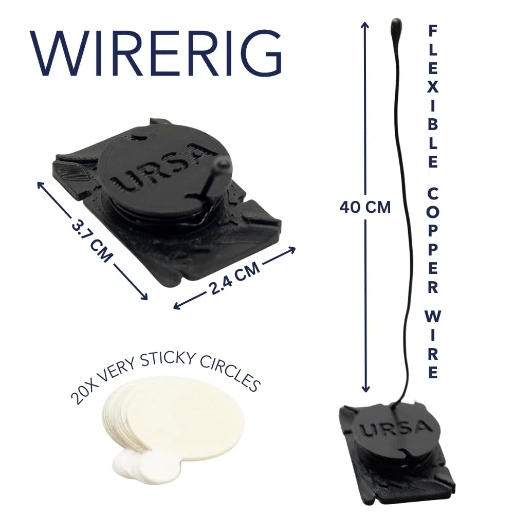 URSA Straps URSA WireRig: convierta Cualquier micrófono LAV en un Cuello de Cisne. El Cable de Cobre Flexible se extiende hasta 40 cm Desde el núcleo