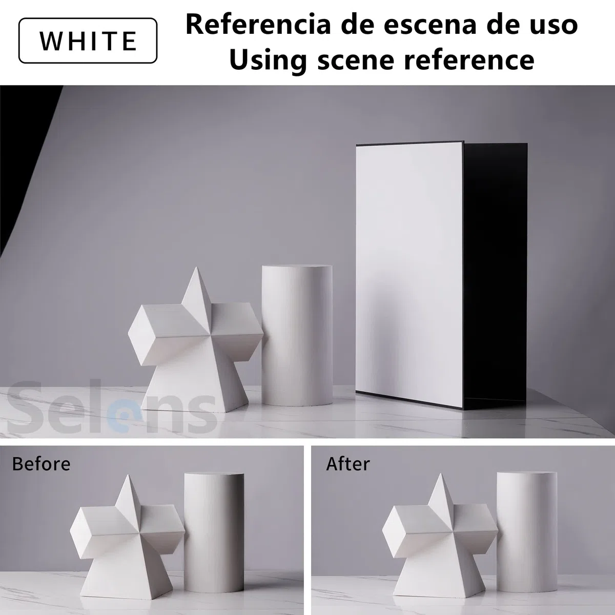 3 en 1 Reflector de Luz Fotografía 29.7X42cm Plegable Cartón Grueso Iluminación para Comida Naturaleza Muerta Producto Estudio Fotográfico Fotos Negro/Plateado/Blanco 2 Piezas