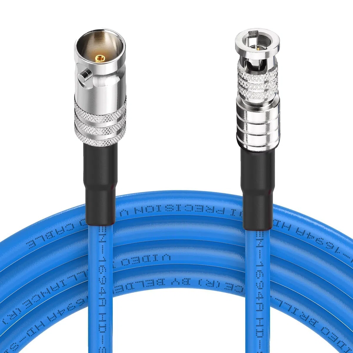 Superbat Cable Micro SDI 3G/6G/12G 1m Mini BNC a BNC Hembra Belden 1694A 75 Ohm para Blackmagic Video Assist, Cámara Micro de Estudio, Tarjeta de Captura DeckLink Quad, Cámara Mini Pro
