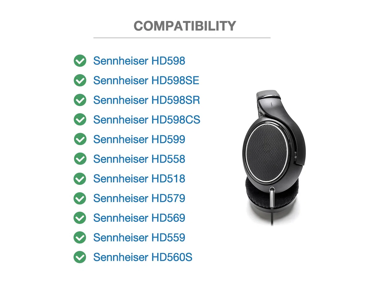 Cable equilibrado de 4,4 mm a 2,5 mm compatible con Sennheiser HD598 HD598se HD598cs HD518 HD558 HD559 HD569 HD579 HD599 HD2.30 HD560s HD400pro, etc