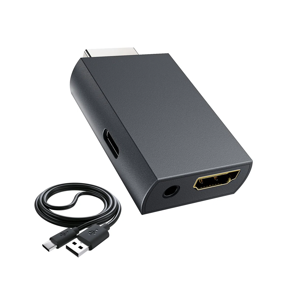 May Flash Adaptador convertidor PS2 a HDMI, convertidor de vídeo con Salida de Audio de 3,5 mm para TV HD y Monitor HDMI, Compatible con Todos los Modos de visualización PS2