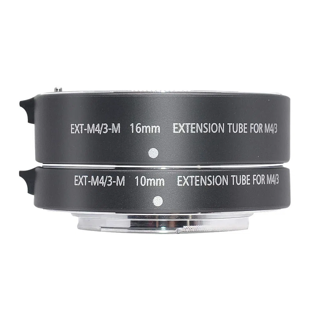 EXT-M3/4-M 10mm 16mm Sistema automático extensión Tubo para Olympus Micro 4/3 cámara