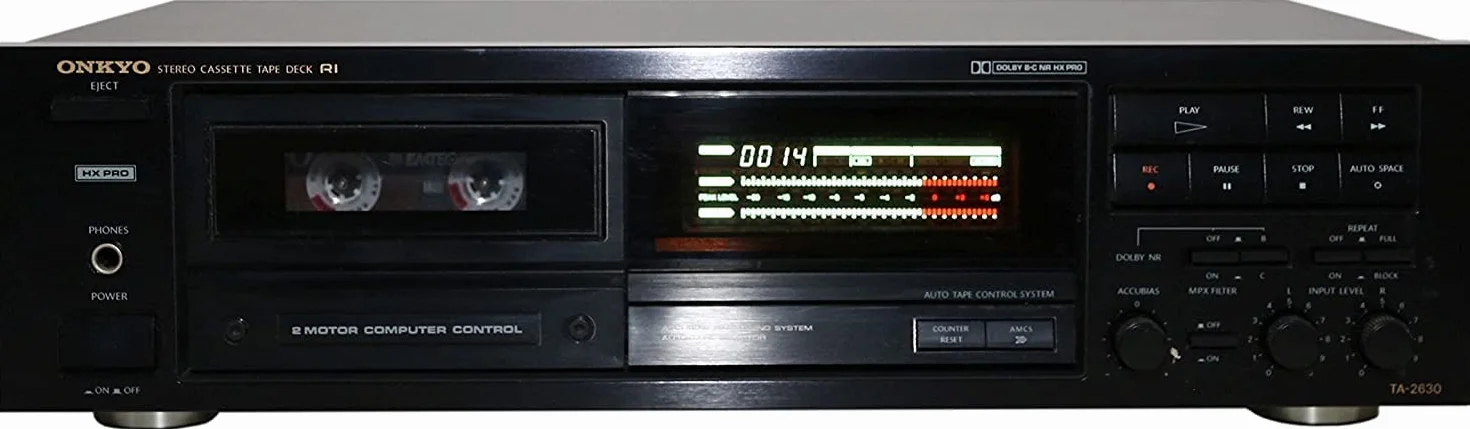 Onkyo TA-2630 - Platina para Casete, Color Negro