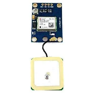 Módulo GPS con NEO-6M y Antena de Cerámica para Arduino y Controlador de Vuelo, UART, compatible con u-blox