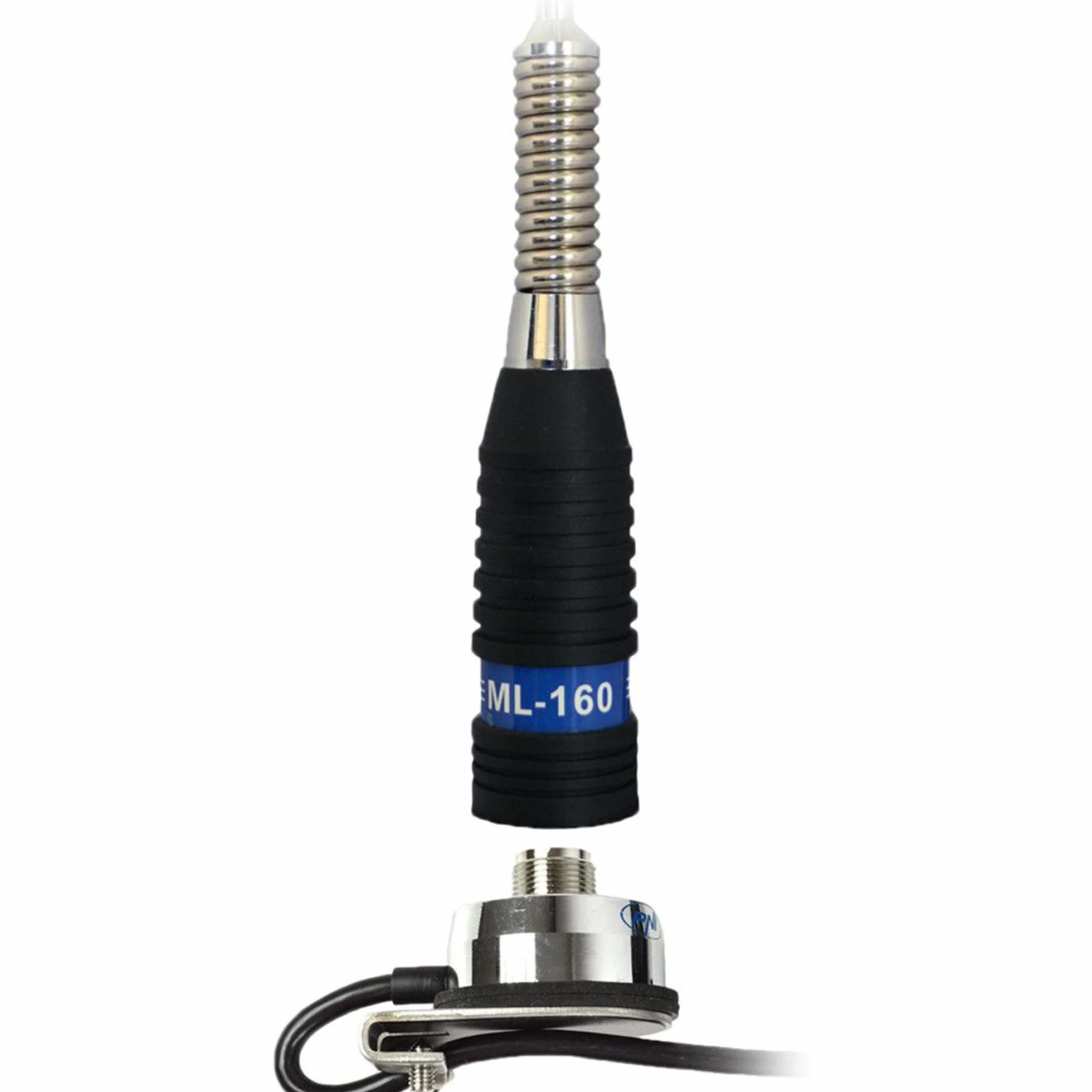 Antenna CB PNI ML160, 145 cm de Largo, sin Cable, Compatible con Cualquier Radio CB
