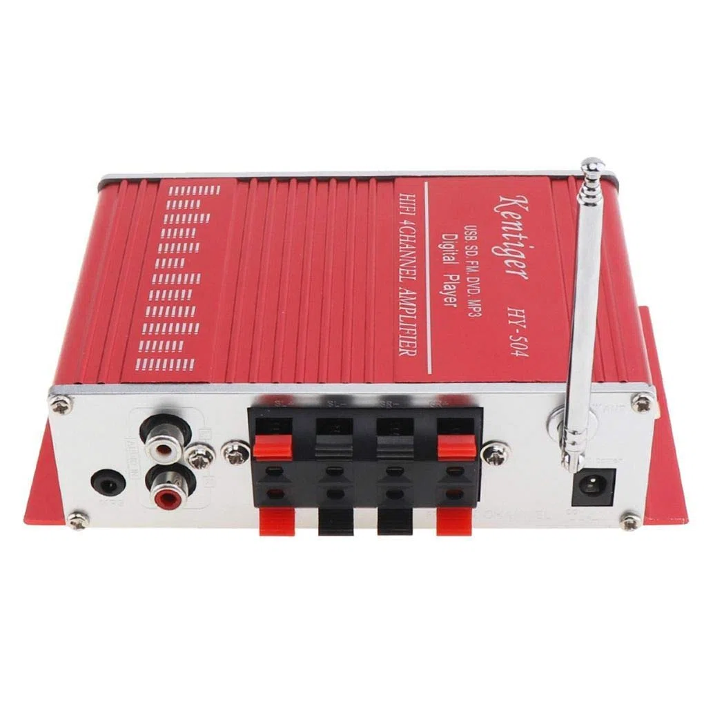 DollaTek Kentiger HY-504 Car Audio Amplificador Digital de Alta Potencia 4CH 160W Reproductor de Alta fidelidad MP3