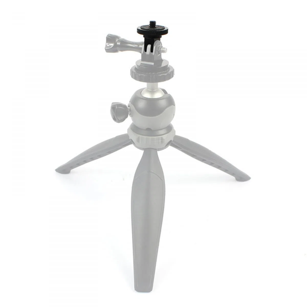 Mini Adaptador De Trípode para Cámaras De Acción, De Aleación De Aluminio De 1/4 Pulgadas De Montaje para Una Fijación Segura A Los Trípodes, Apto para Gopro Y Otras Cámaras De Acción