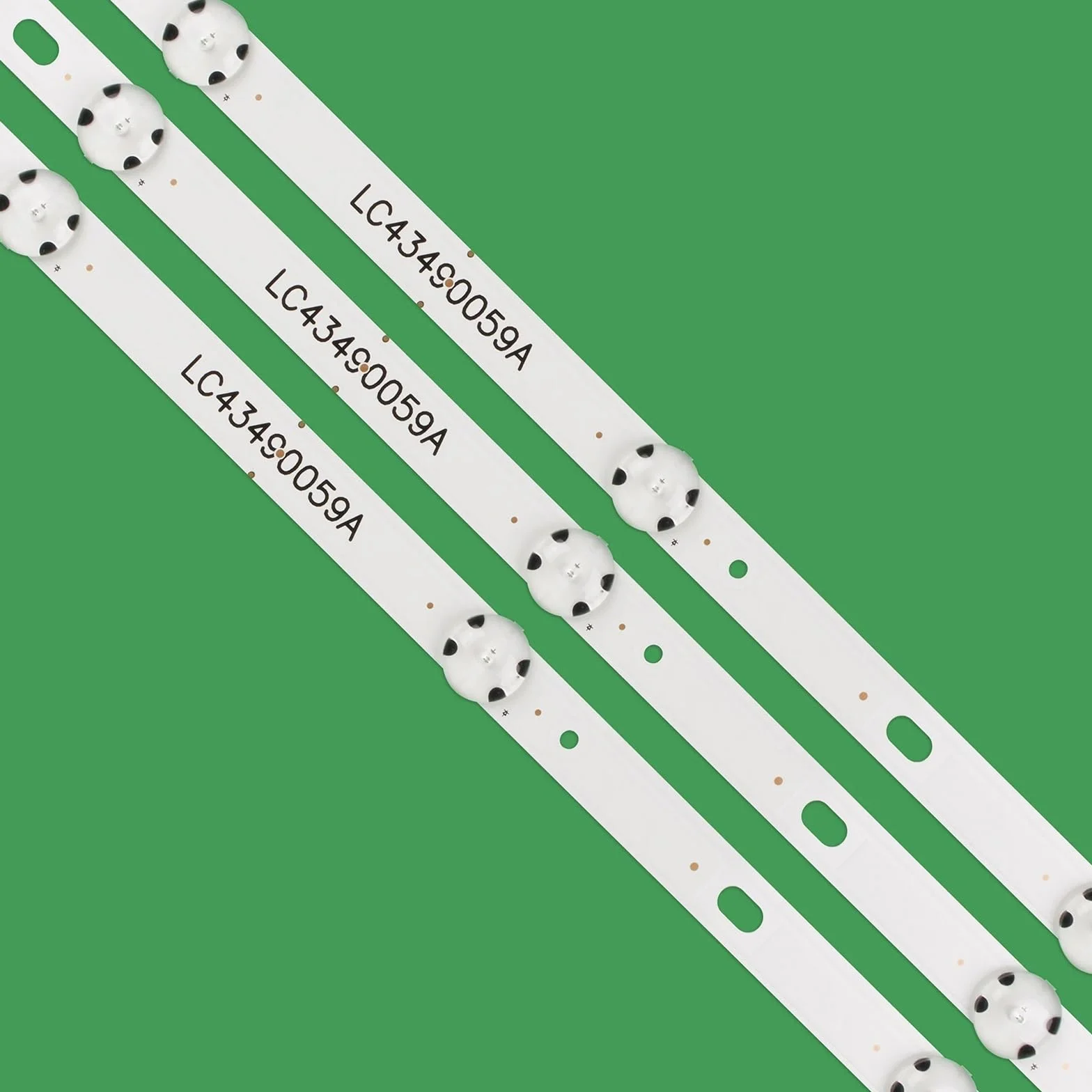 Tira de luces Led for LG Innotek 17Y 43inch_ tipo A 43LJ61_FHD_L 43UJ630V 43UJ634V-ZD 43LJ594V-ZA NC430DGG-AAFX3 HC430DUN, 3 uds.