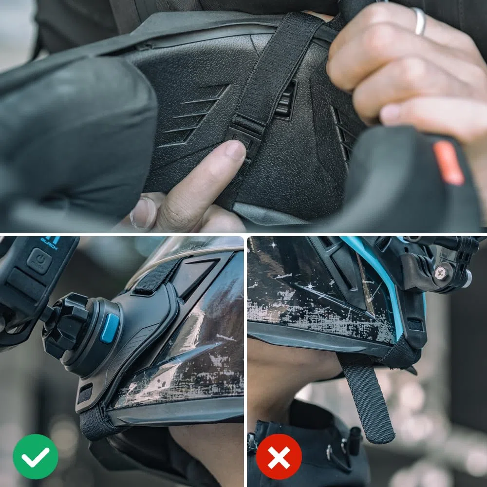 Soporte magnético de liberación rápida para casco de motocicleta GoPro, soporte magnético para casco de moto de cross compatible con GoPro Hero 13,12, 11, 10, 9, 8, 7,DJI Osmo Action 5Pro 4 3 2