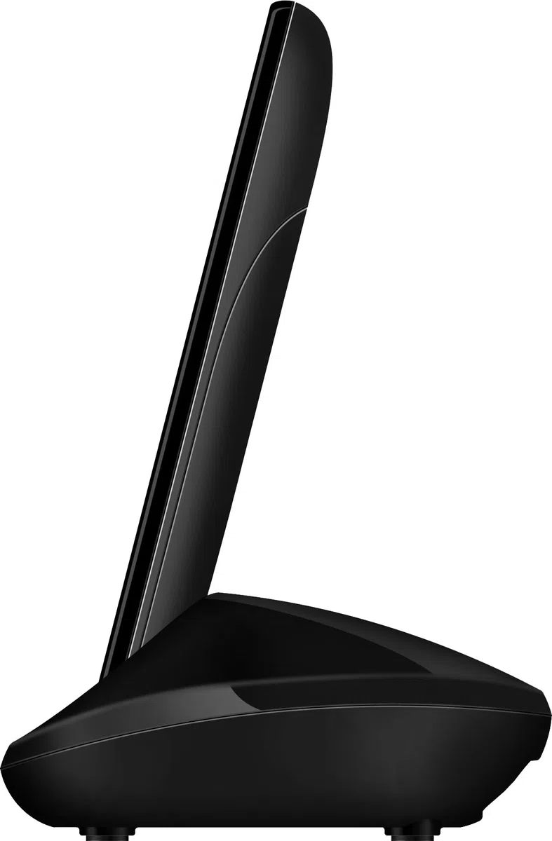 Maxcom MM35D SE - 2G - Botón Grande - Teléfono móvil inalámbrico de Escritorio para Uso doméstico y de Oficina con Tarjeta SIM - Cargador de Escritorio USB-C - Enchufe británico - Negro