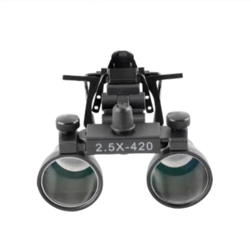 Lupa de aumento de clip con clip de metal para gafas (2.5X)