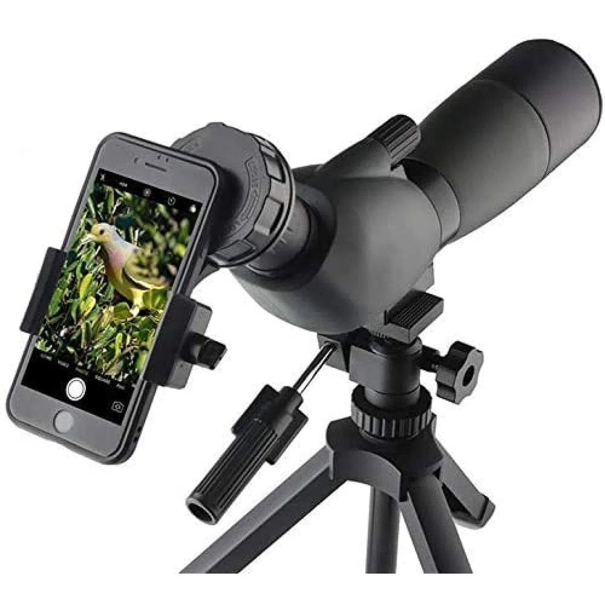 Adaptador de Móvil Pro para Prismáticos, Monoculares, Telescopios Terrestres, Telescopios Astronómicos, Microscopios. Compatibles con Cualquier Smartphone. Ideal para Capturar Tus Aventuras.