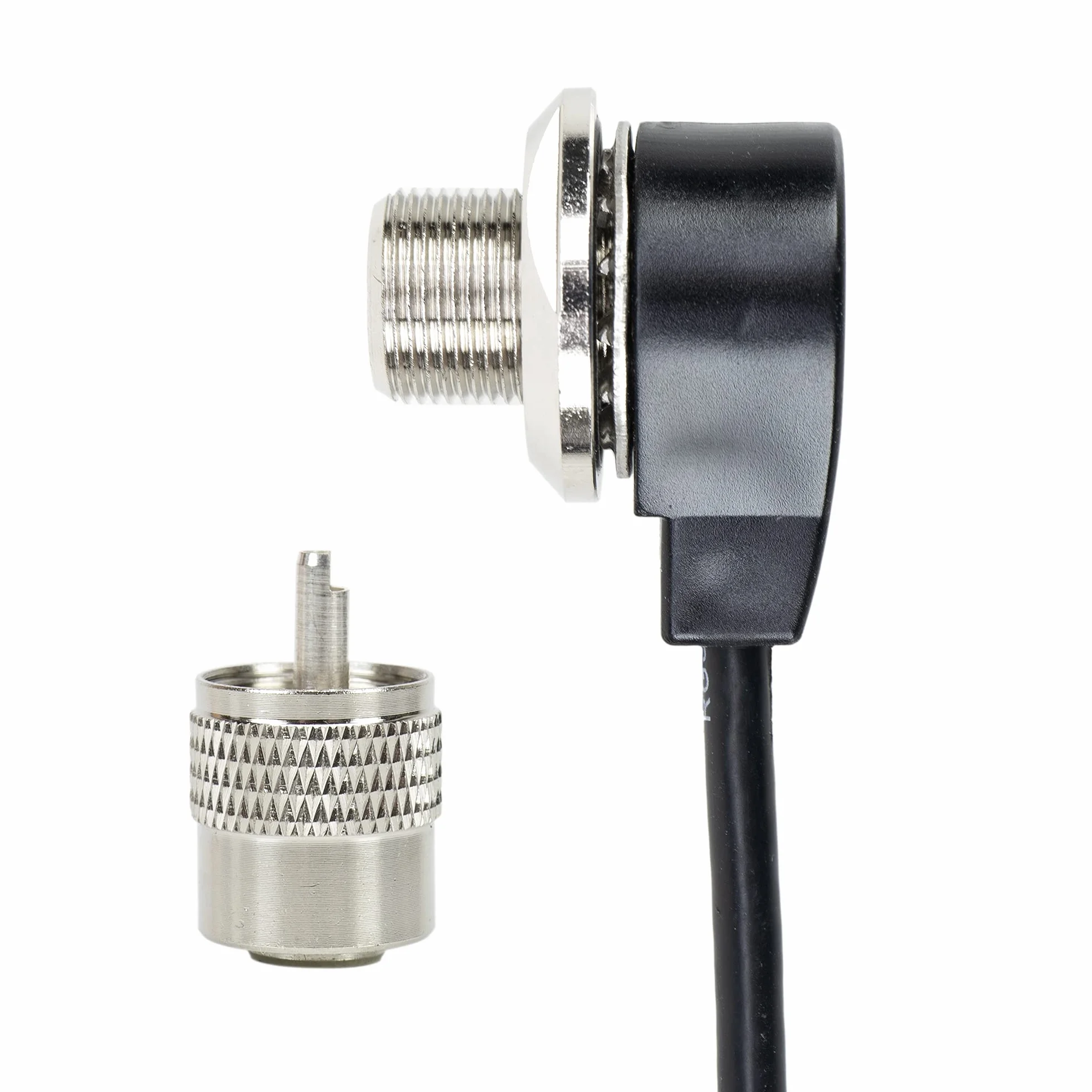Paquete de Antena CB PNI ML160, 145 cm y Cable de conexión PNI T601 de 4 Metros de Longitud para Montaje en Soporte Fijo