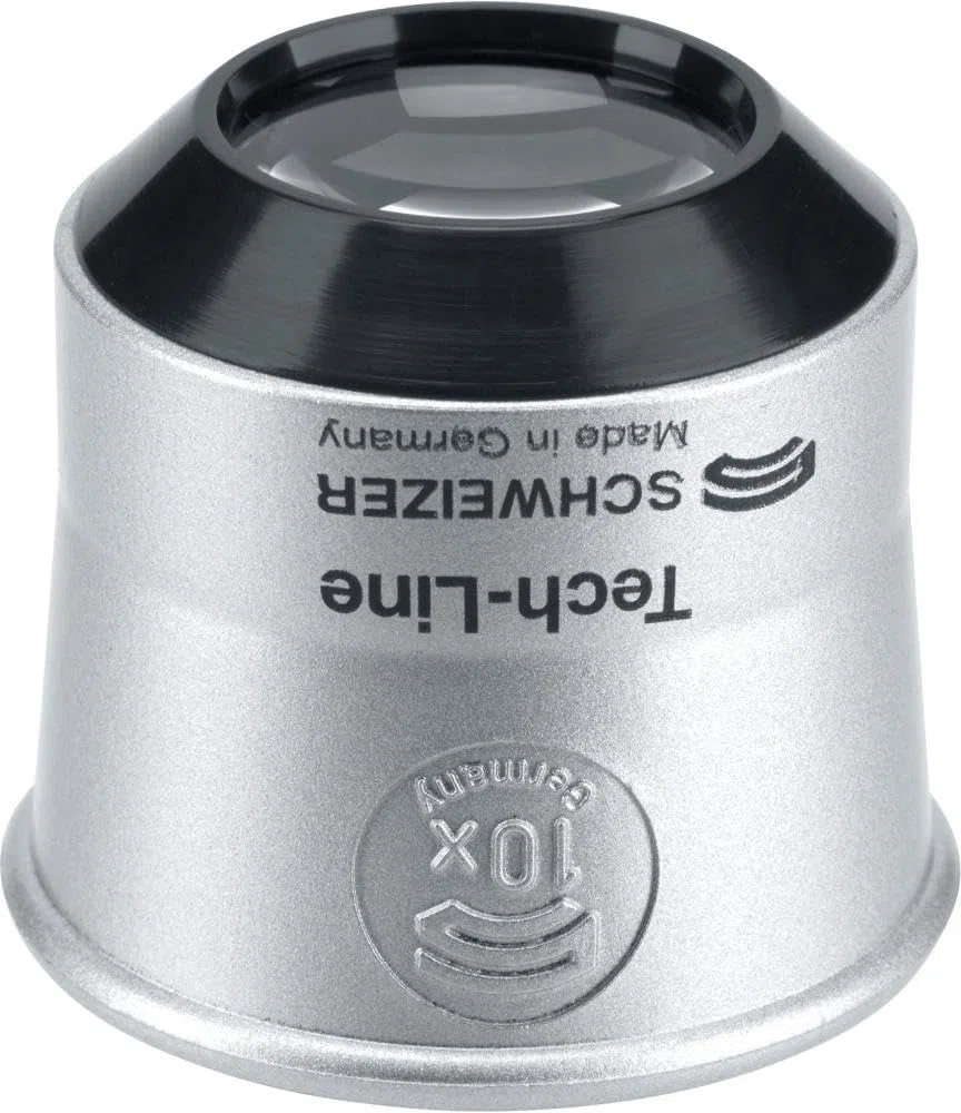 SCHWEIZER Lupa de relojero Tech-Line 6x lens D.22,8mm Tamaño suizo