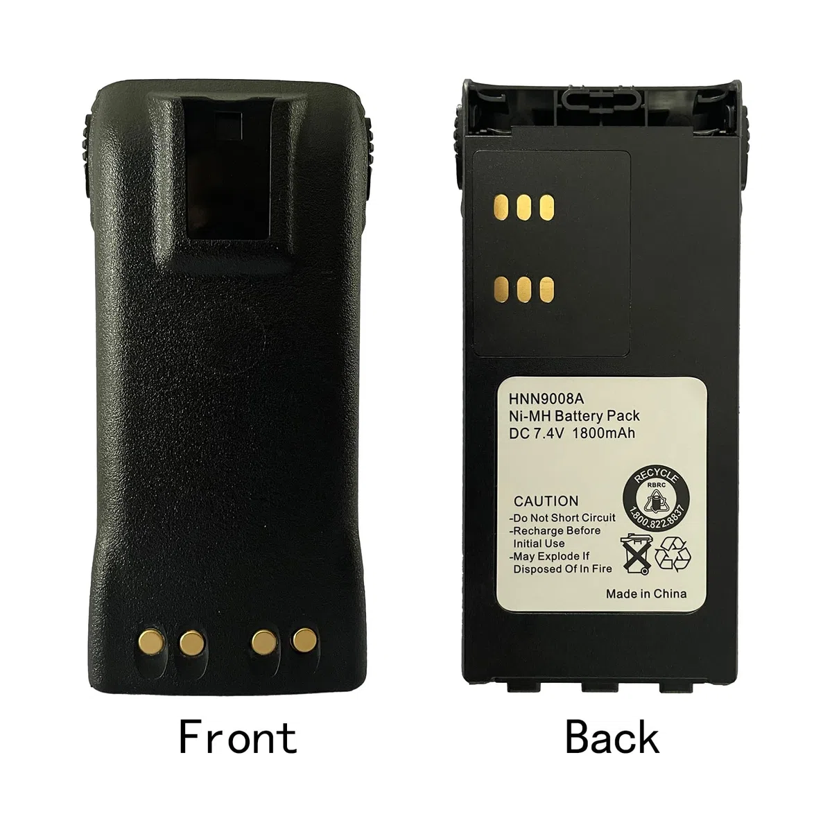 1600mAh HNN9008A HNN9009A Ni-MH Batería para Motorola HT750 HT1250 GP320 GP330 GP328 GP338 GP340 GP360 GP380