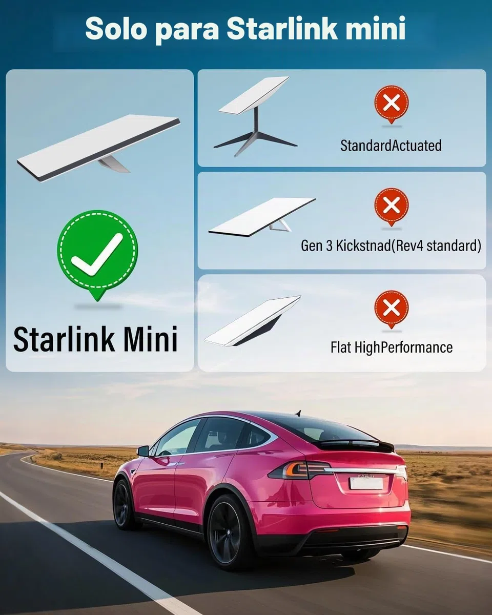 Mwin Soporte de Ventosa Starlink Mini - Soporte de baca para Accesorios Starlink Mini para Ventanas y techos corredizos Compatible con Coches, caravanas, Barcos y Camiones