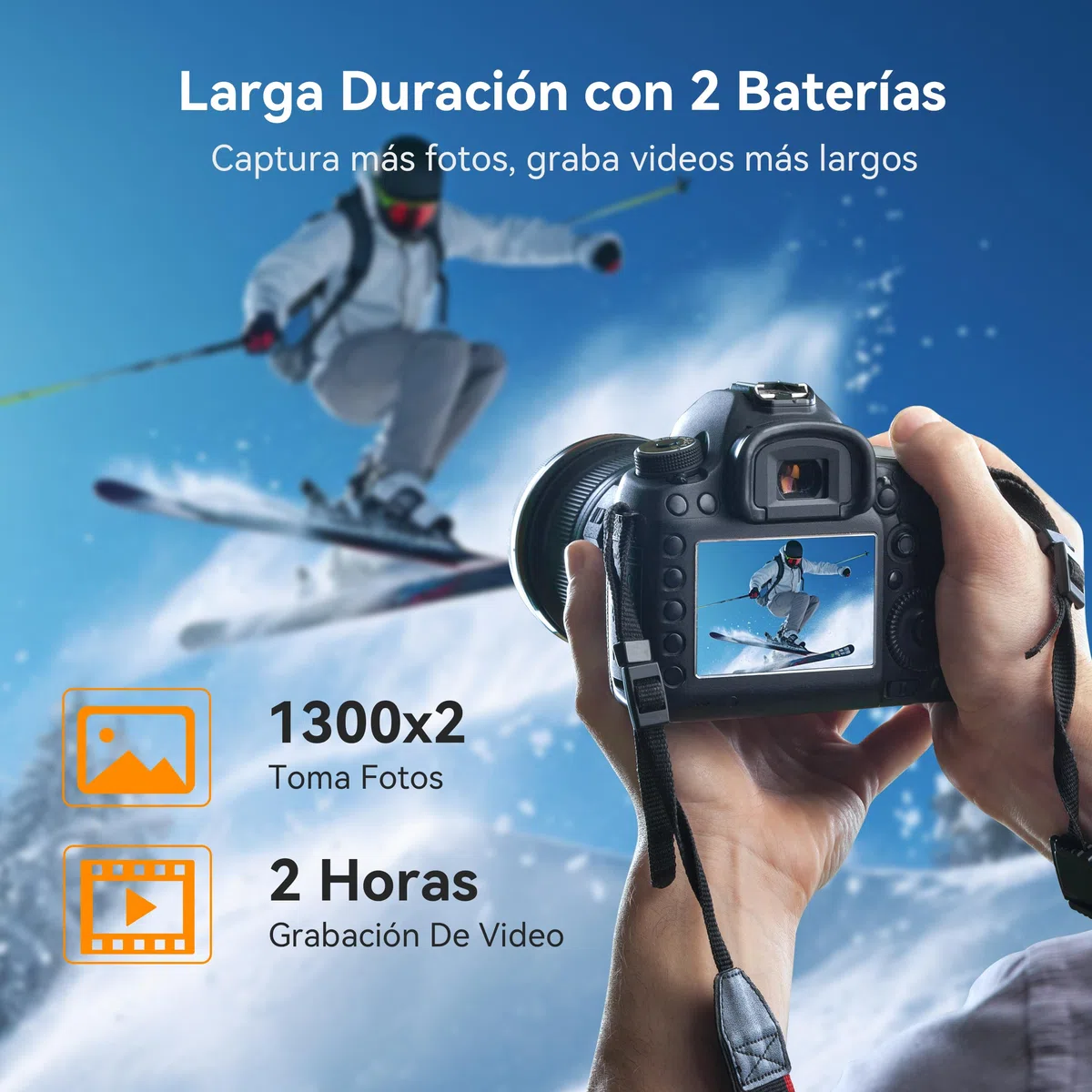 ENEGON NP-FW50 Tipo C Puerto de Carga Baterías (2x1500mAh) para Sony ZV-E10, A6000, A6500, A6300, A6400, A7, A7II, A7RII, A7SII, A7S, A7S2, A7R, A7R2, A55, A5100, A5000, A3000, A55, RX10