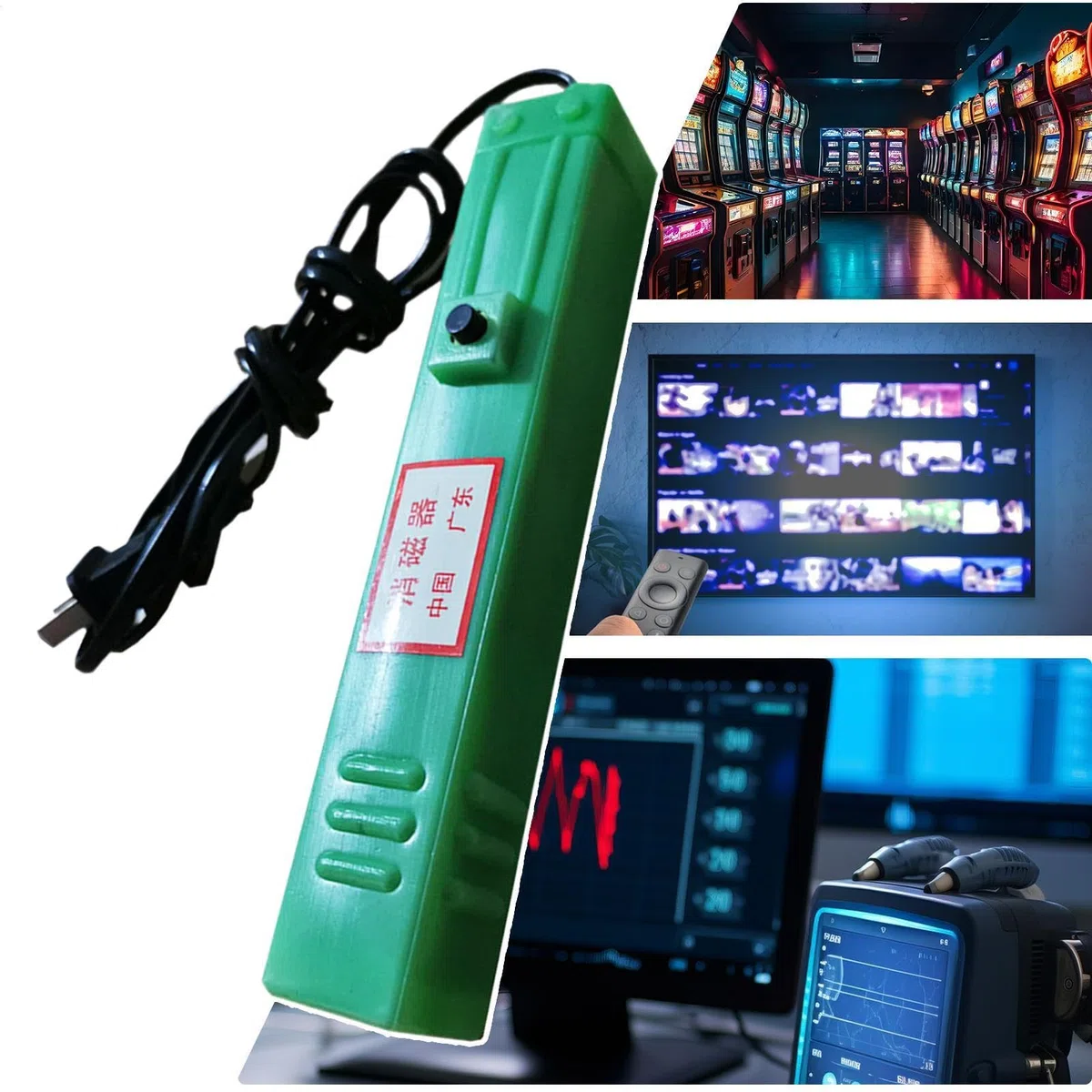 Mira la herramienta Demagnetizer, la herramienta Demagnetizer de monitor | Demagnetizer Head de cinta | Colorful TV Display DeGausser para cinta Claridad de consola de juegos