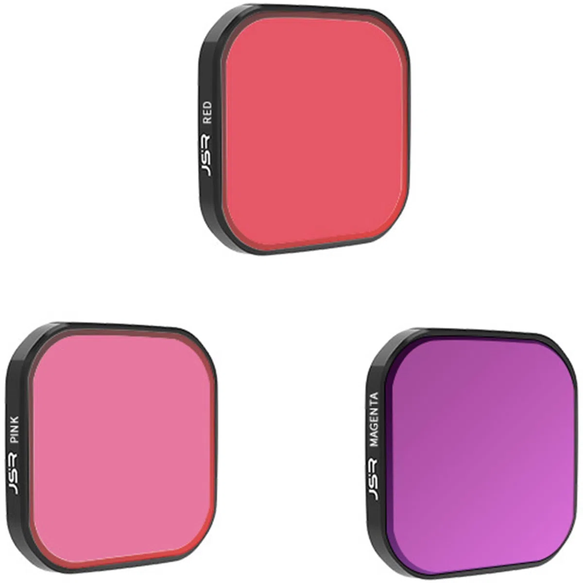 Filtro de Buceo Rosa/Rojo/Violeta Submarino Filtro Lente Protección Accesorios para Insta360 Ace Pro 2/Insta360 Ace Pro (3PCS)