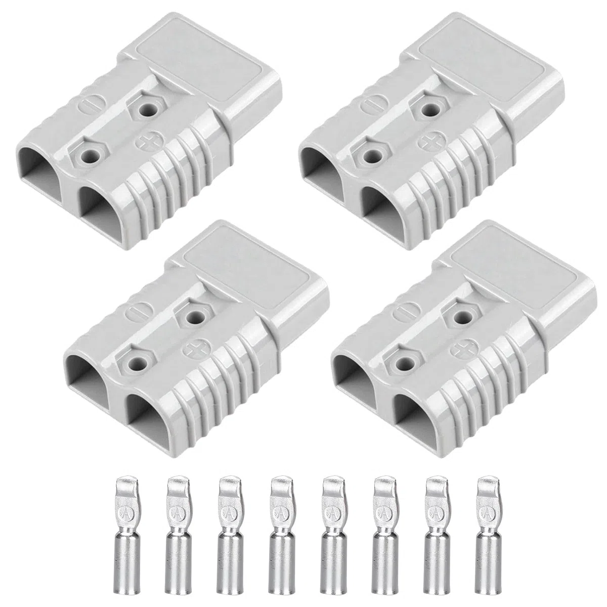4 piezas 175A 600V Batería Quick Connect, Conectores Eléctricos Rápidos Coche, Rápido Enchufe Terminal Kit, Conectores Terminal Batería Automóvil, Conectores de Batería para Automóviles y Vehículos