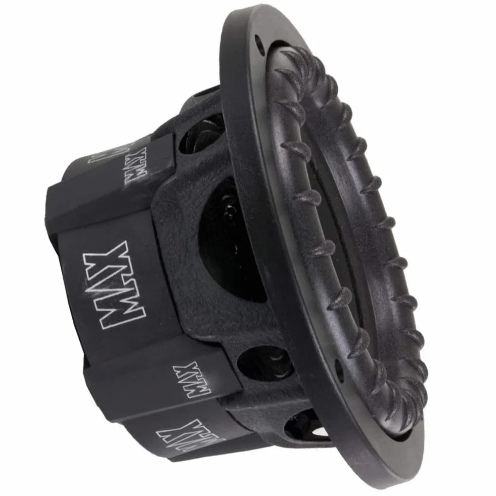 1 subwoofer para LANZAR MAX Pro MAXP64 6,5" 16,5 cm 165 mm 300 Watt rms y 600 Watt MAX Single Coil 4 Ohm Tapa Maletero Puertas Coche, 1 Pieza + faston de Montaje