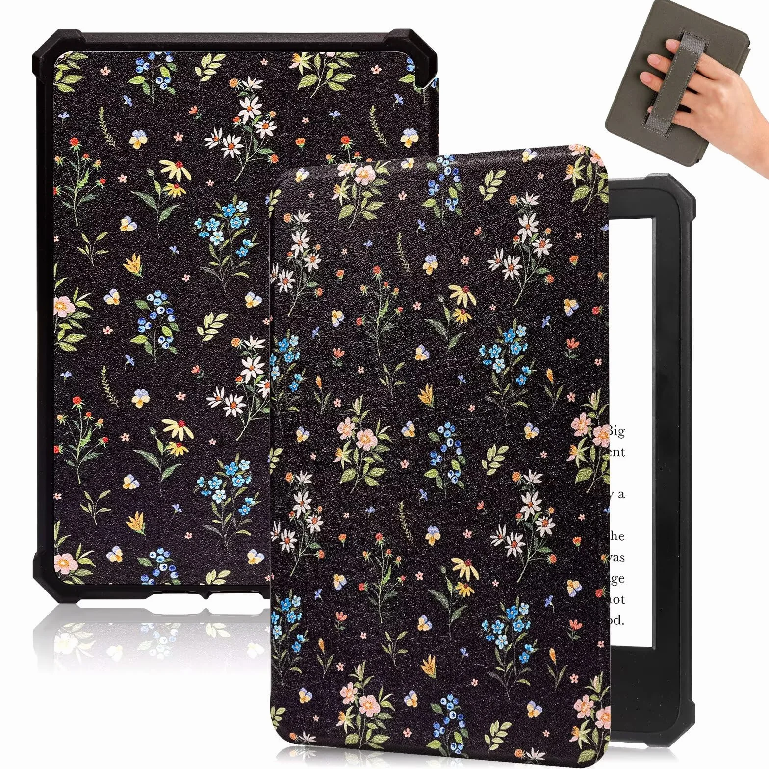 Fancity Funda para Kindle Paperwhite de 6.8 pulgadas, funda suave con correa de mano, apagado y encendido automático inteligente para Kindle Paperwhite Signature Edition y Kindle Paperwhite 11ª