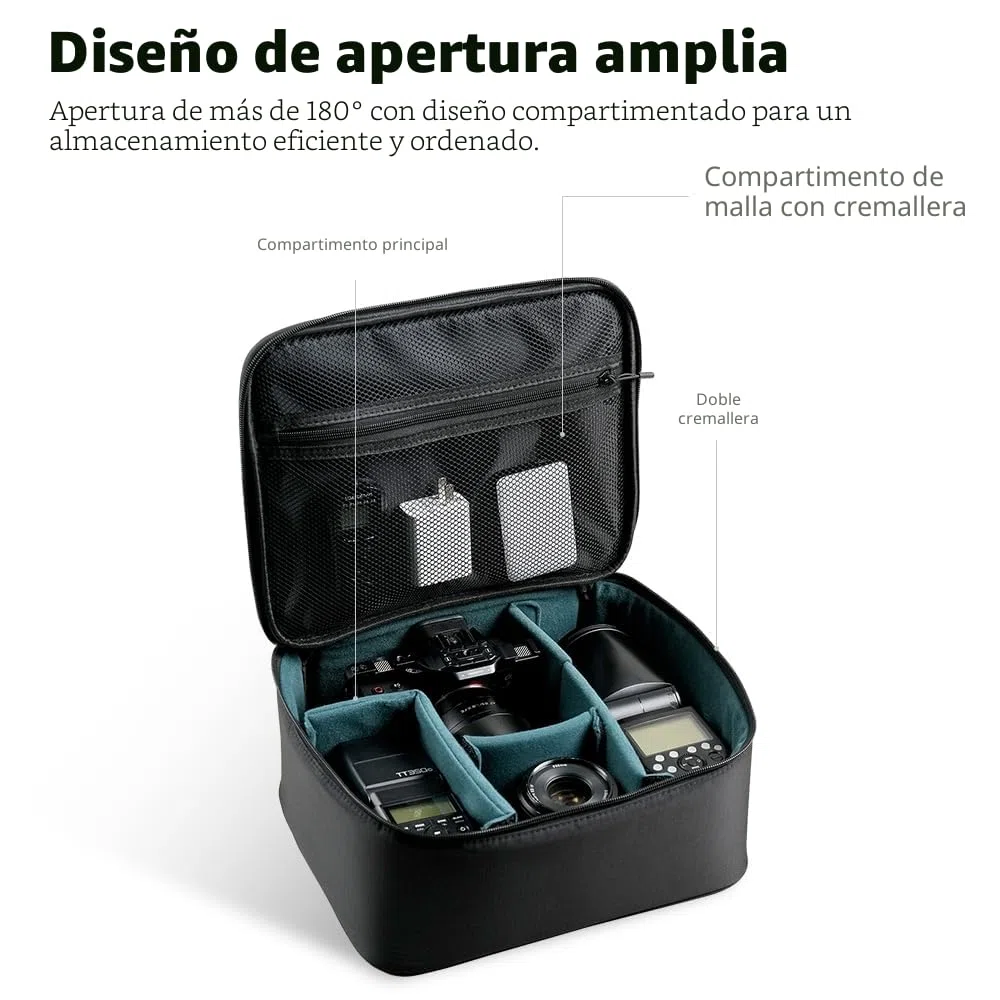 AMBITFUL Bolsa de Transporte Zoom P7 para Dispositivos de fotografía de Gran Capacidad, Funda de Almacenamiento Multifuncional para Mini dron y Otros Accesorios, con esponjas Gruesas y Capa Interior