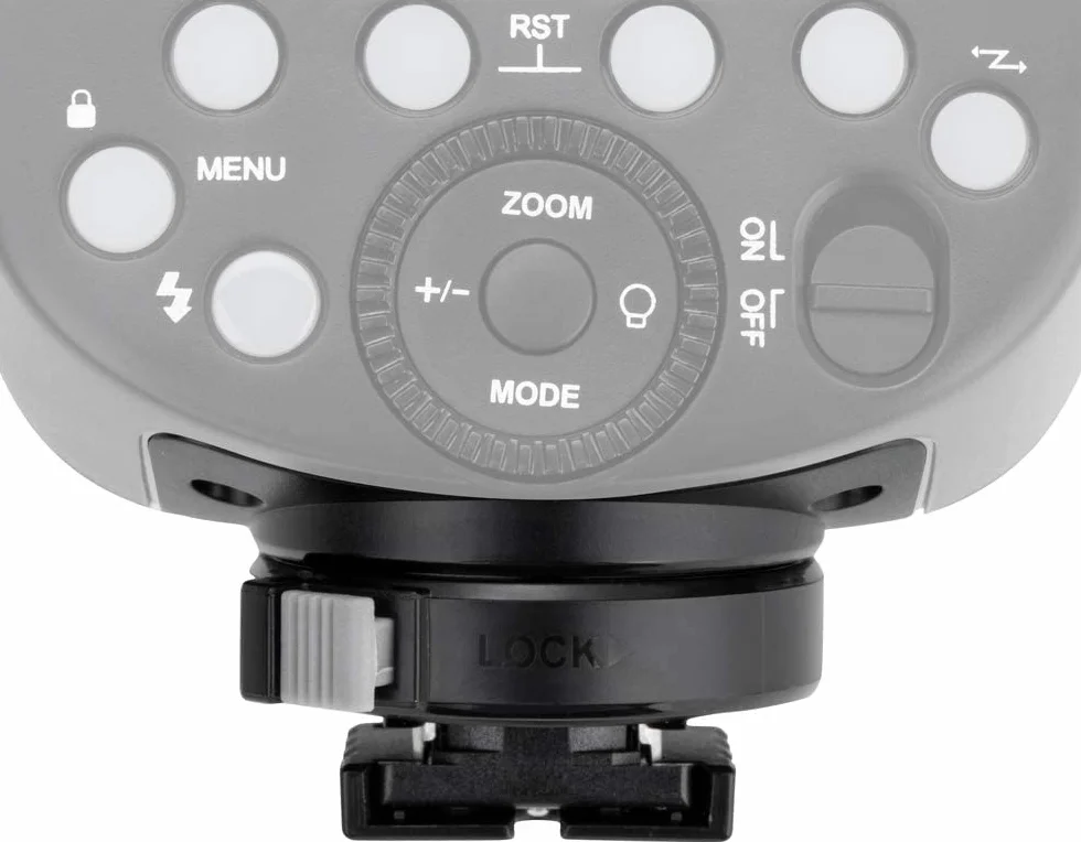 Godox V1S Pie de Montaje de Zapata Caliente de Metal (Versión Mejorada) Compatible con Godox V1-S y V860III-S Flash Speedlite Fix Piezas de Reparación