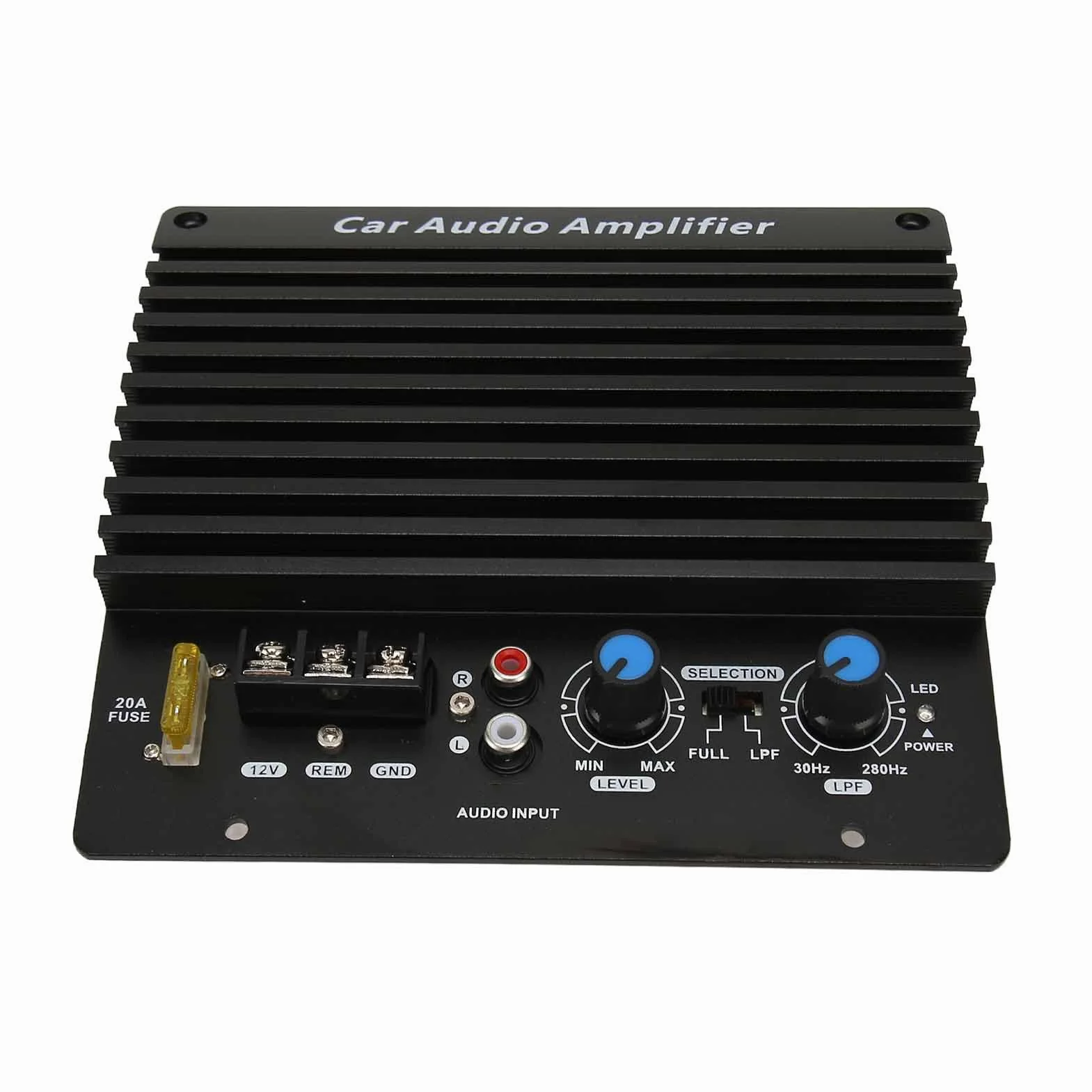 Amplificador de Alta Potencia de Audio para Coche de 1000W, Placa Amplificadora, Placa de Subwoofer de Graves Potente de 12V, Puede Empujar Woofer de 8 a 12 Pulgadas o Altavoces