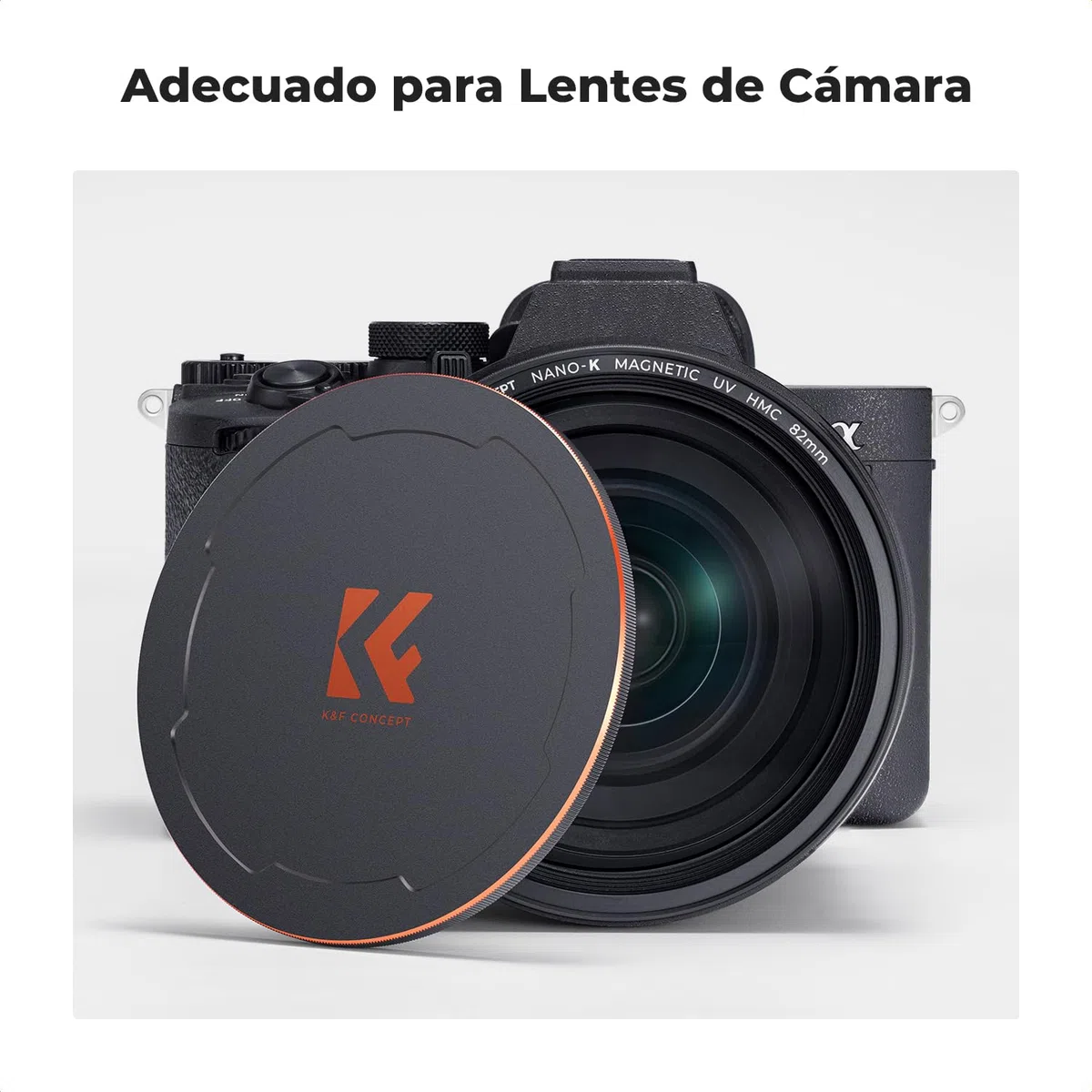 K&F Concept Tapa de Objetivo magnética 2 en 1 de Metal con Rosca de 67 mm, Compatible con Objetivos y filtros magnéticos K&F Concept