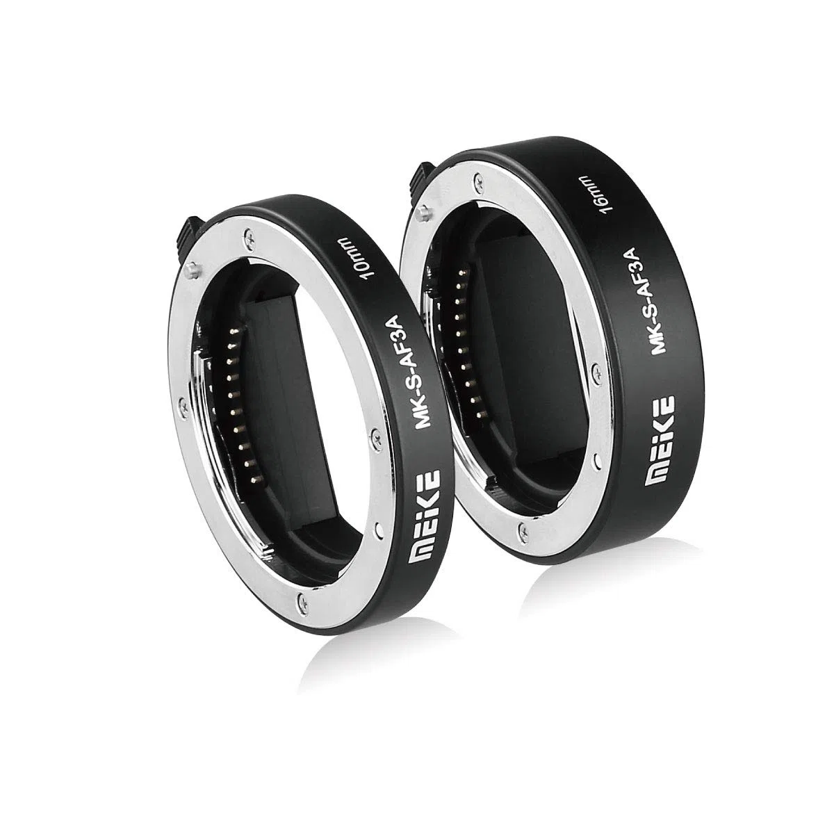 Meike MK-S-AF3A Anillo de extensión de Metal Macro de Enfoque automático (10mm+16mm) para Sony E-Montaje FE-Montaje Cámara A7 NEX E-Mount Cámara A7 NEX3 NEX5 NEX6 A5000 A6300 A6500 A9