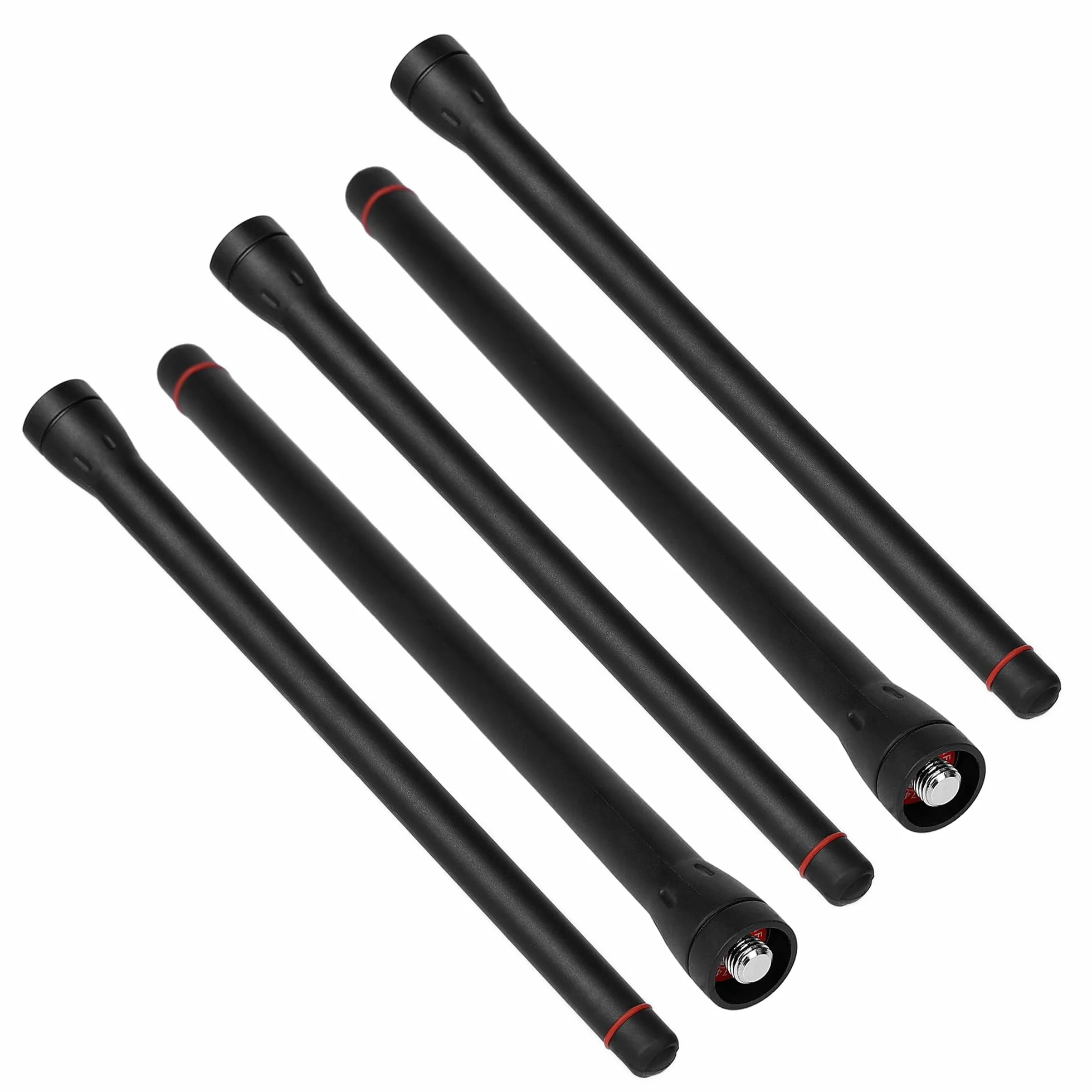 Antena de látigo compatible con radio Icom IC-M3A IC-M25 IC-M31 IC-M33 IC-M35 IC-M37 IC-M93EURO IC-F1000/F2000 Walkie Talkie VHF 136-174MHz FA-SC55V FA-SC58V 6.5 pulgadas cm (5pc) es)