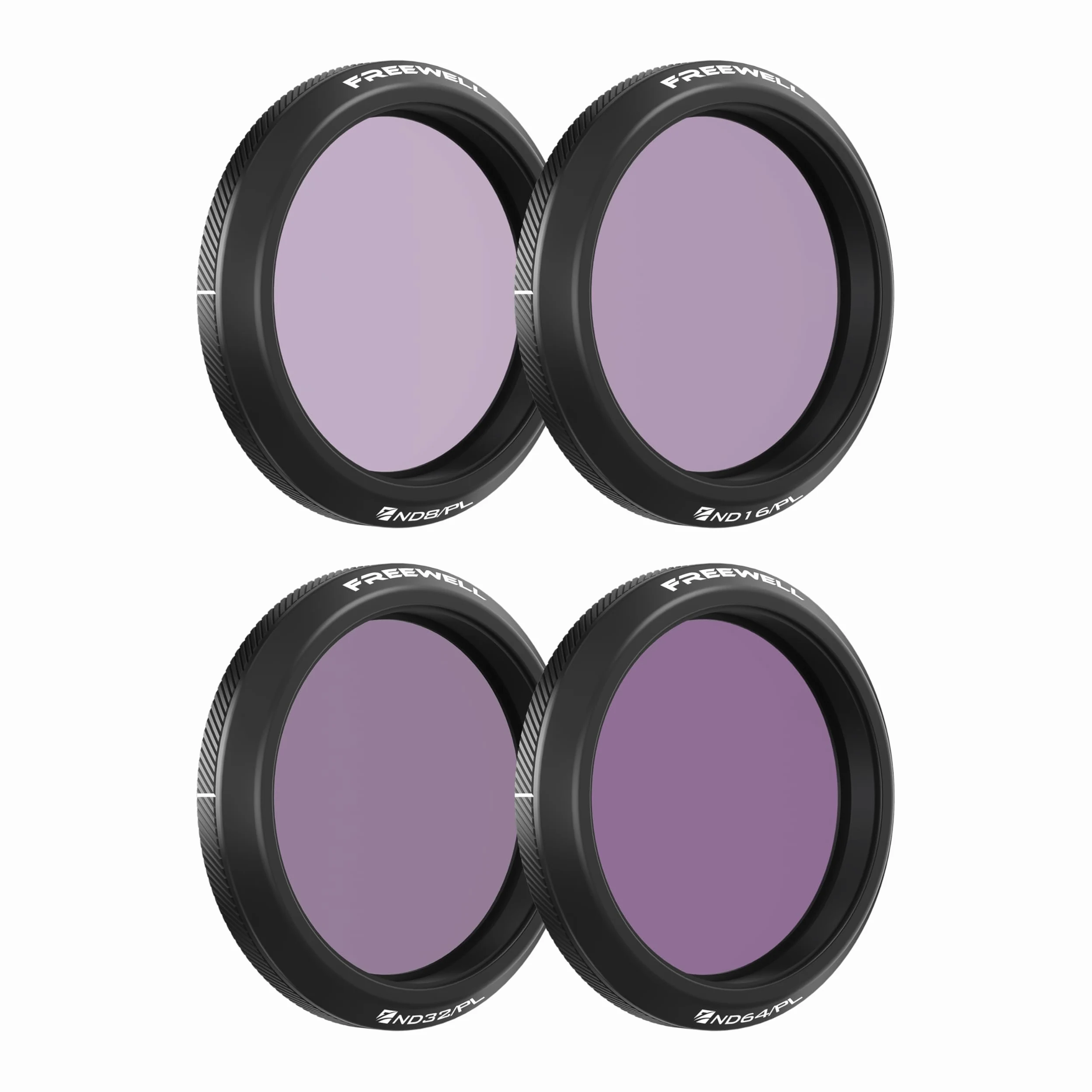 Freewell Filtros Compatibles con Osmo Action 5 Pro/Action 4/Action 3 (Kit ND/PL de Luz Diurna)