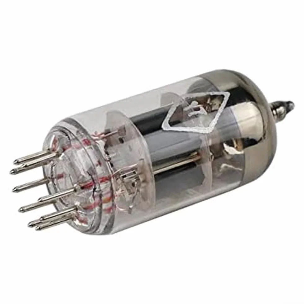 2 tubos de vacío de válvula, 6H1nEB tubos de vacío de repuesto de preamplificador de audio con altavoces mejorados con válvula compatibles con modelos de tubo 6N1 ECC85 6AQ8