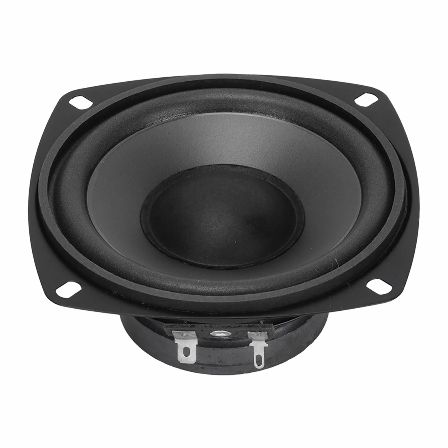 Akozon Altavoces Coaxiales de Rango Medio de 400 W, Altavoces de de Sonido para Automóvil de Alta Potencia de 4 Pulgadas, Estéreos Negros de Calidad Clara para Automóviles y
