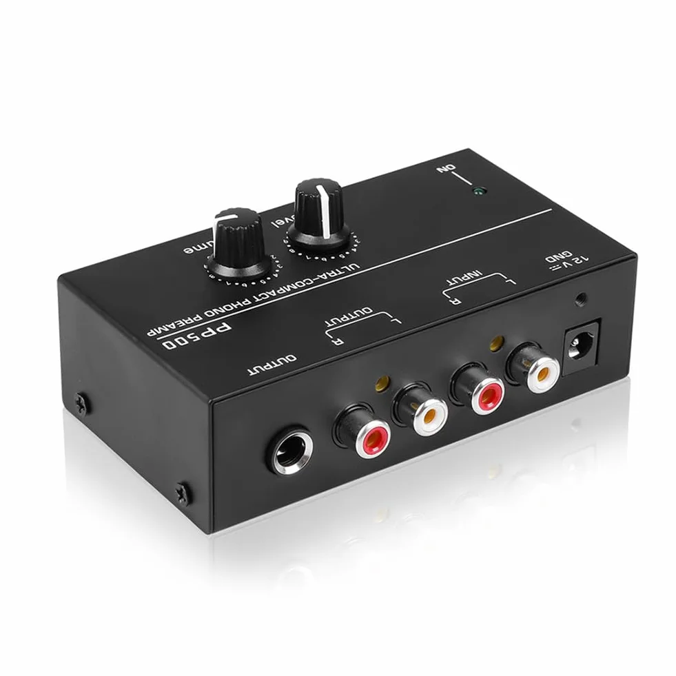 Preamplificador preamplificador PP500 preamplificador Phono con control de volumen de enchufe UE