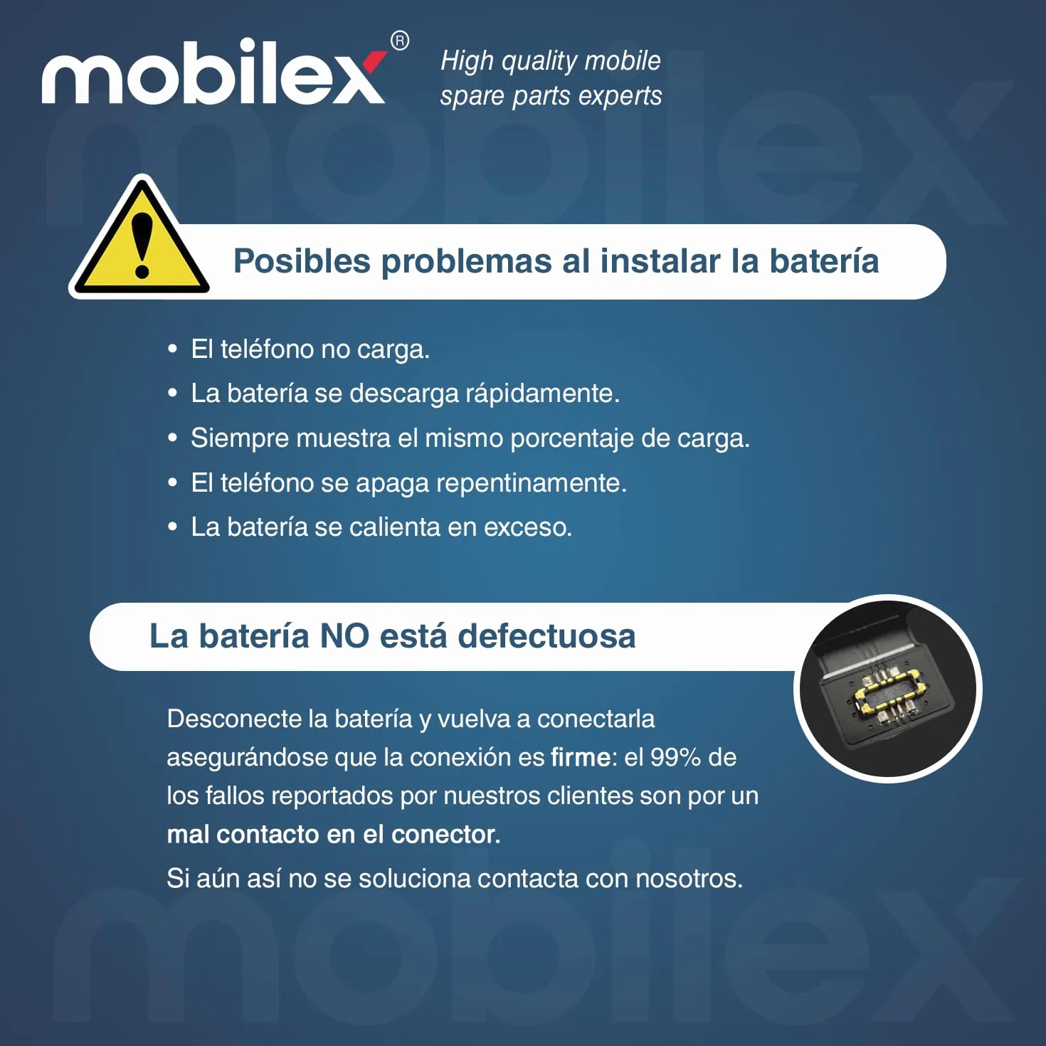 MOBILEX® Batería para iPhone 12/12 Pro | Sin Mensaje | Chip TI | 3240mAh - OEM | Interna Repuesto con Adhesivo | Alta Capacidad