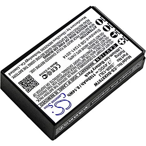 TECHTEK Batería 1100mAh Compatible con [Horizon] HX870, HX870E, para [Standard Horizon] HX870, HX870E, HX890 sustituye SBR-13LI