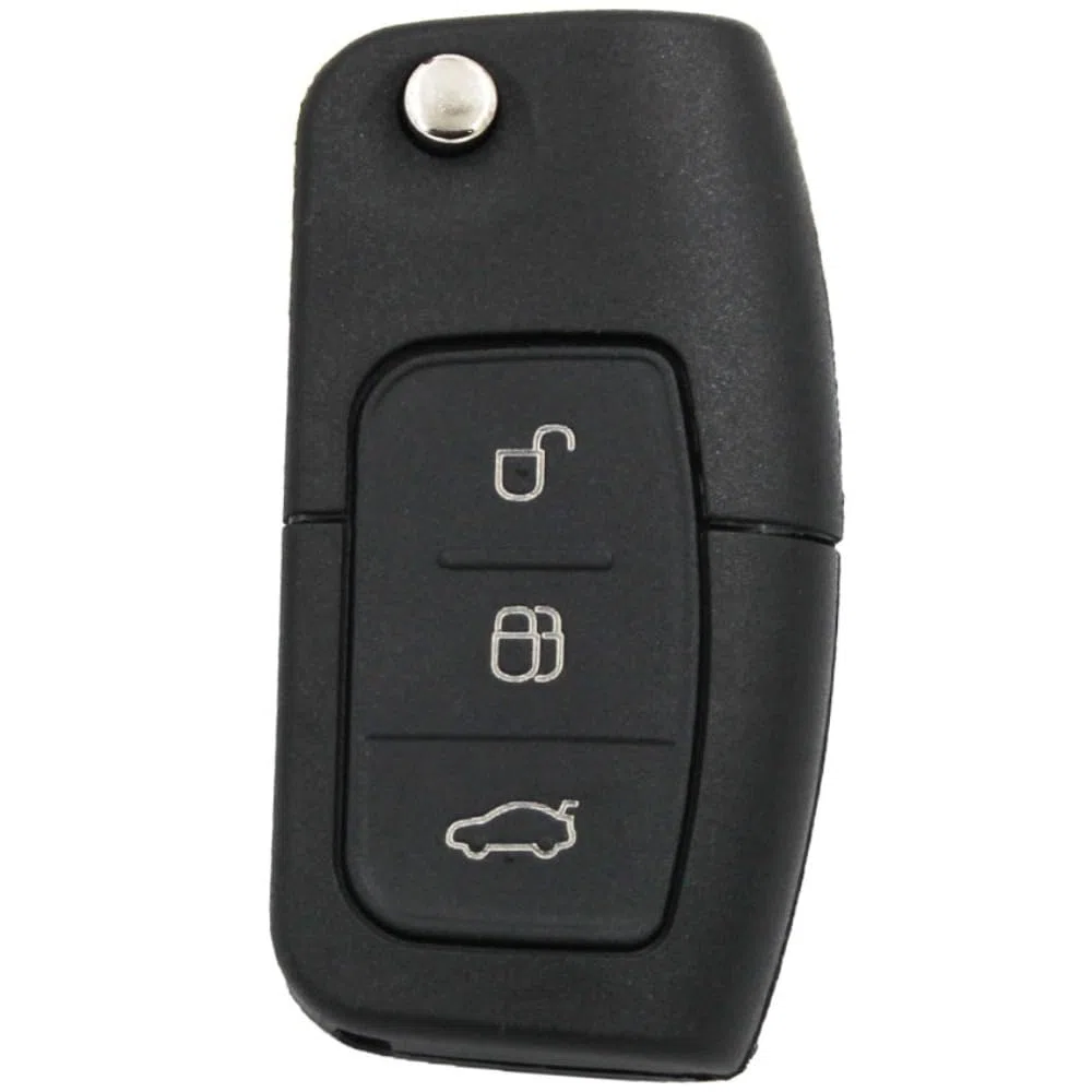 Llave Funda de Coche Mando a Distancia para Ask 433MHz Keyless Entry Remoto Llavero para Ford Focus Mondeo C MAX S MAX Galaxy Fiesta