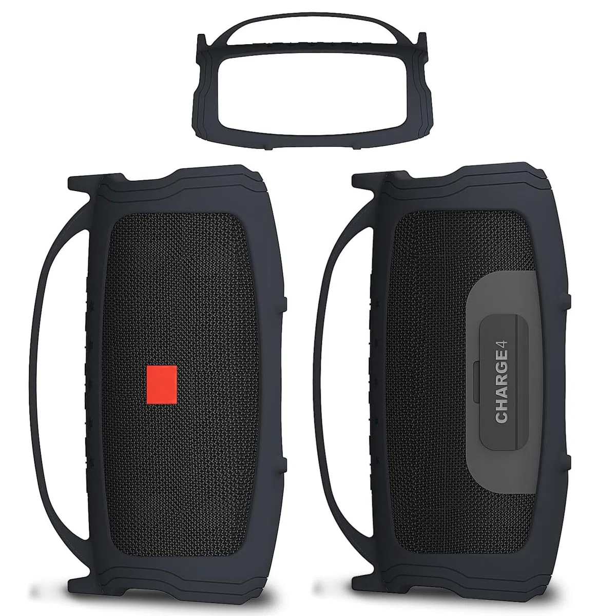 Funda de silicona y funda de transporte para altavoces Bluetooth JBL Charge 4 / Charge 5 portátiles, carcasa de accesorios para altavoces Bluetooth JBL Charge 5 / Charge 4